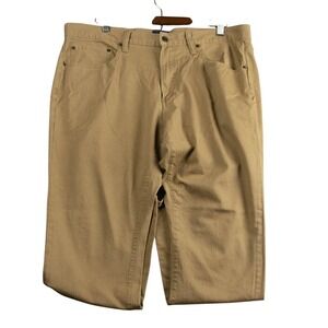Gap Mens 38x30 Slim Stretch Khaki Pants Cotton Spandex